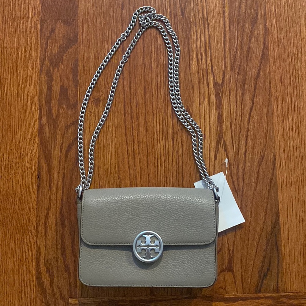 Tory Burch Olivia Pebbled Leather Crossbody